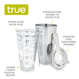 3-Piece Mixologist Barware Set