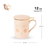 Annette Hello Beautiful Ceramic Tea Infuser Mug