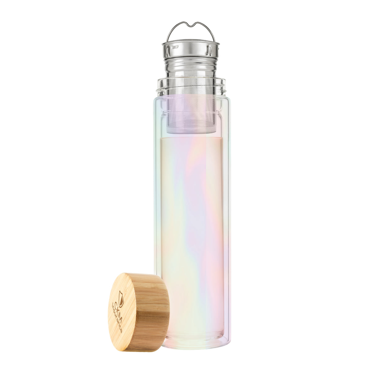 Blair Iridescent Glass Travel Infuser Mug