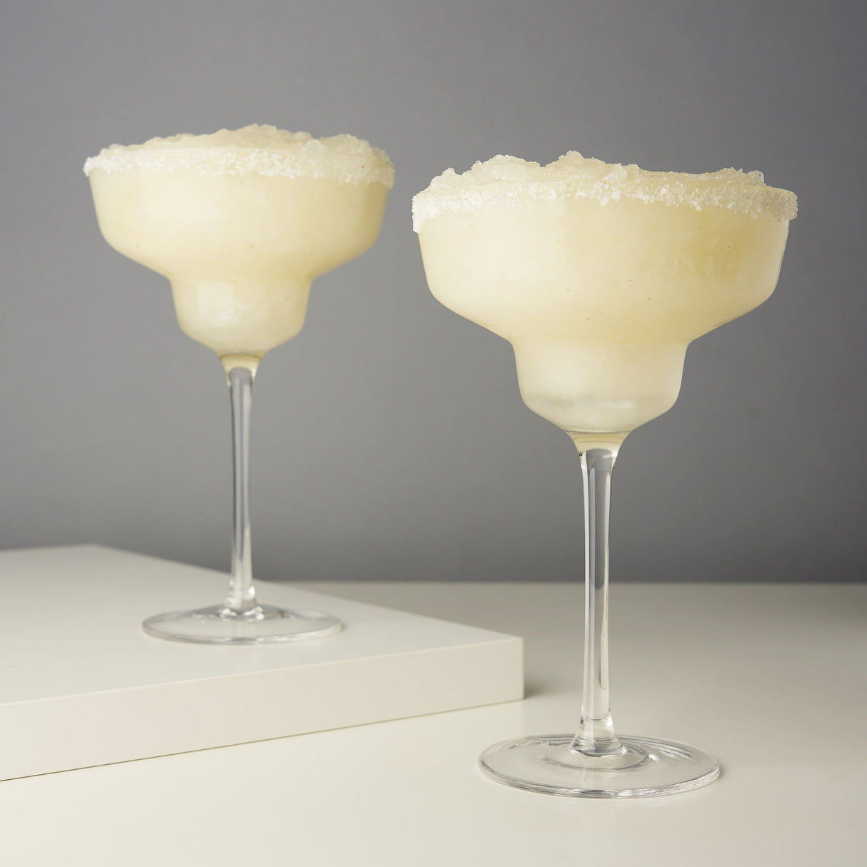 Raye Crystal Angled Margarita Glasses, Set of 2