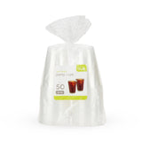 Party 16 oz Plastic Cups in Clear, 50ct