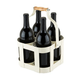 Vintage 4 Bottle Carrier