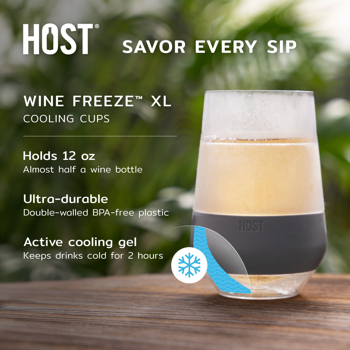 Wine FREEZE XL Cooling Cup in Unicorn