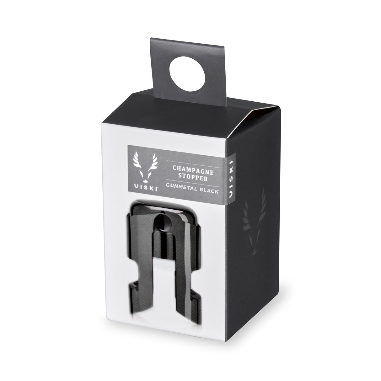Warren Champagne Stopper in Gunmetal