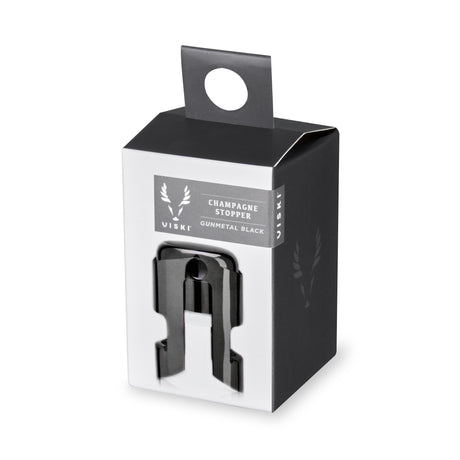 Warren Champagne Stopper in Gunmetal