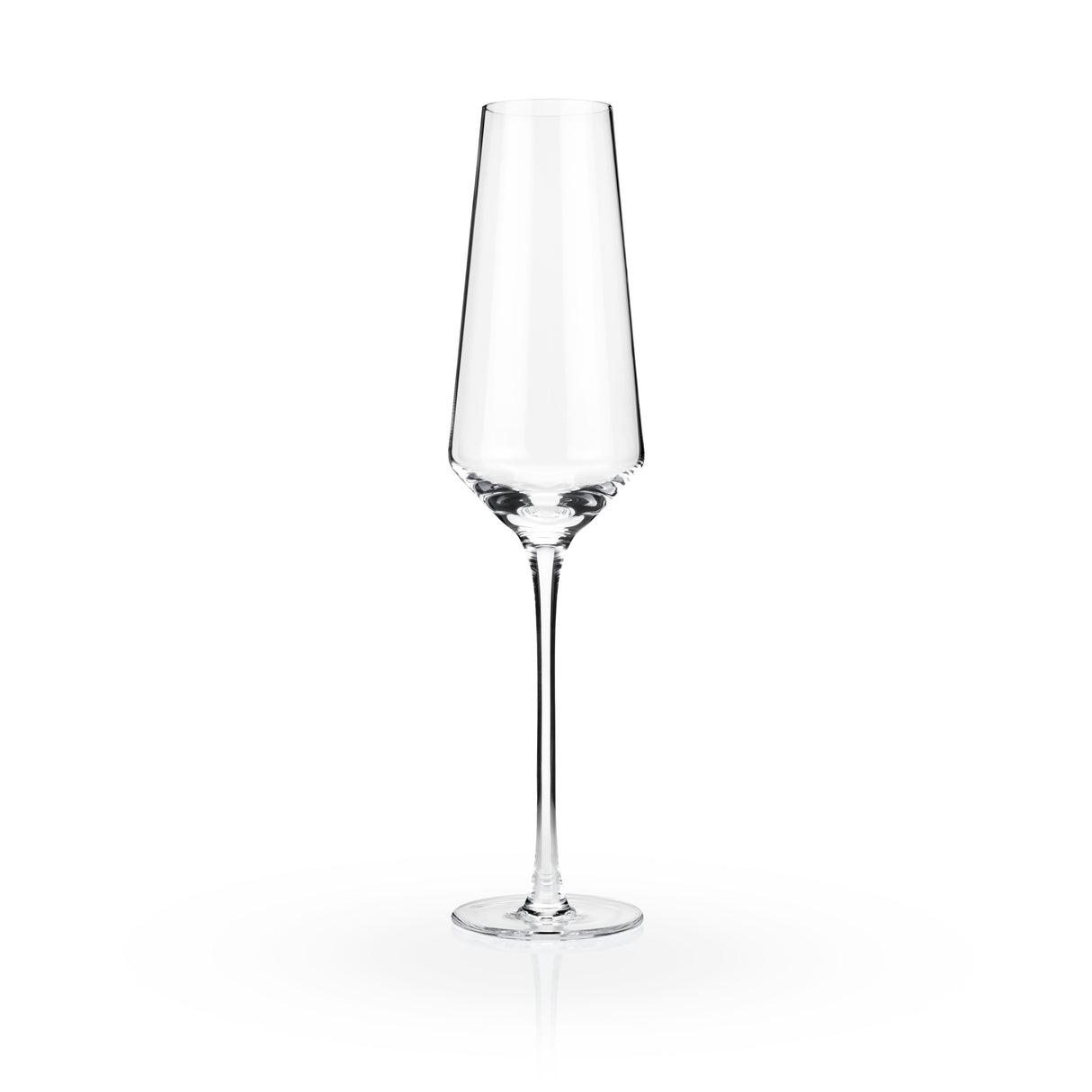 Raye Crystal Angled Champagne Flutes, Set of 2