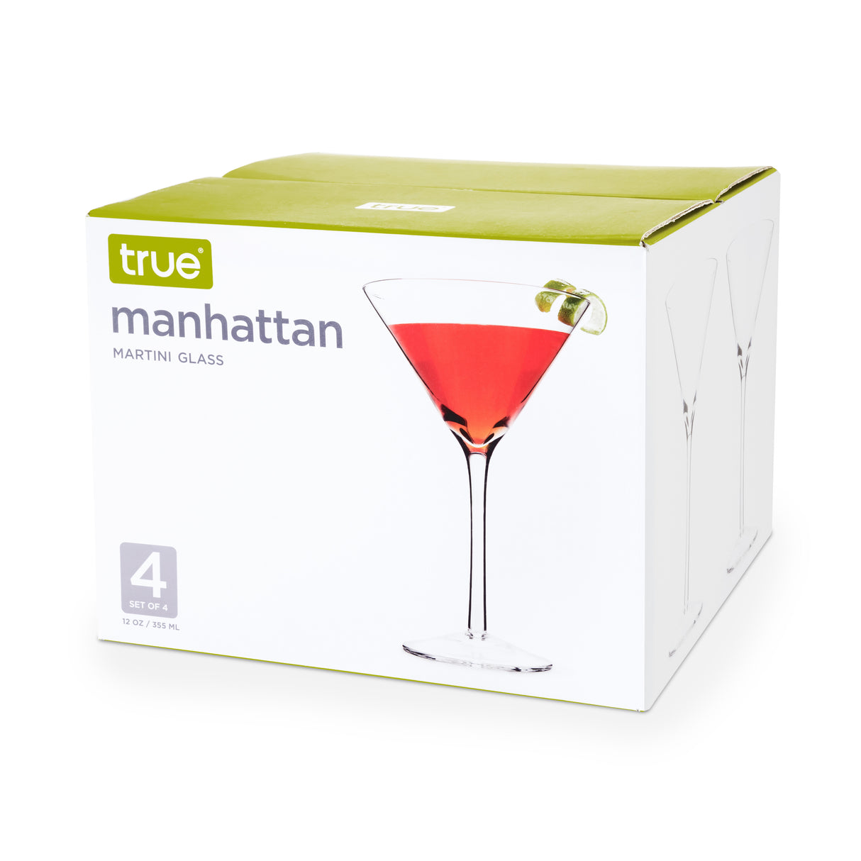 Manhattan Martini Glasses, Set of 4