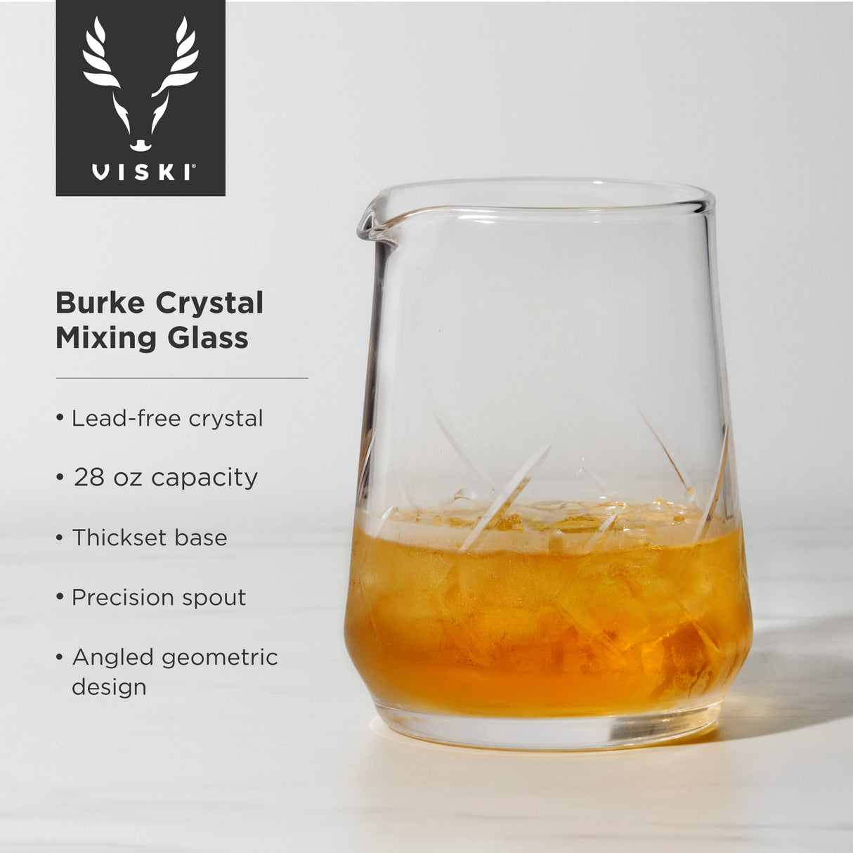 Burke Crystal Mixing Glass