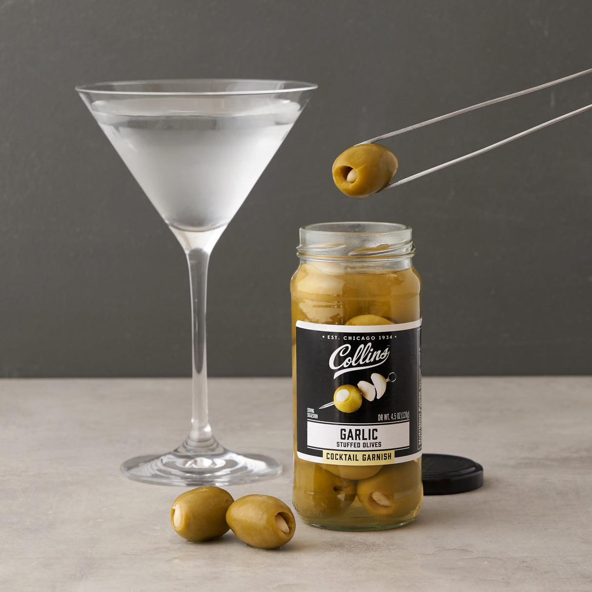 Garlic Stuffed Olives, 4.5 oz