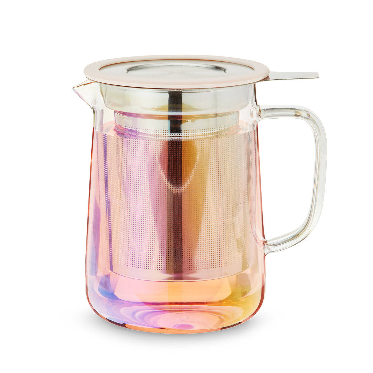 Chas Iridescent Mini Glass Teapot & Infuser