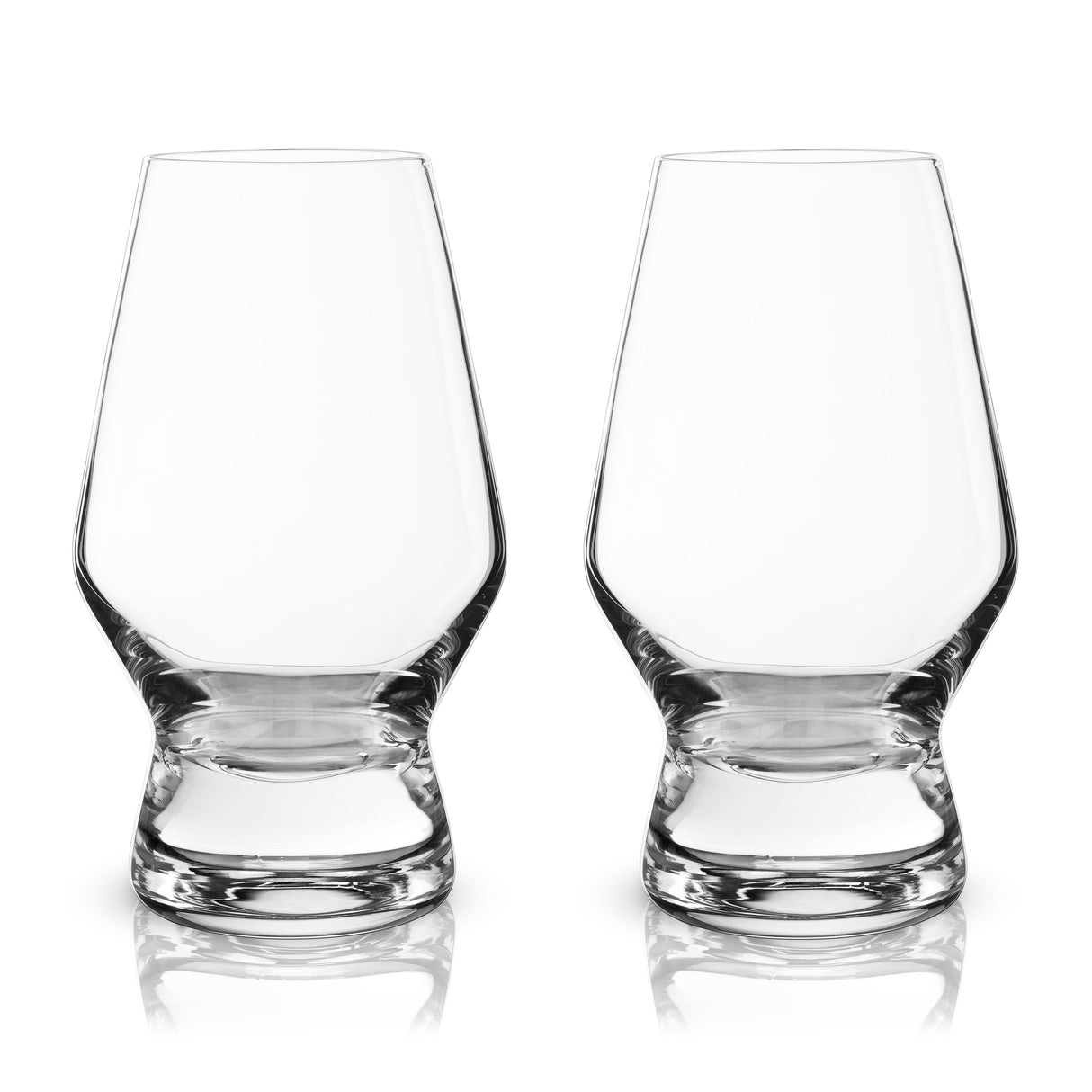 Raye Heavy Base Crystal Whiskey Tasting Glasses, Set of 2