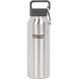 The Stein Water Bottle in Silver, 21 oz