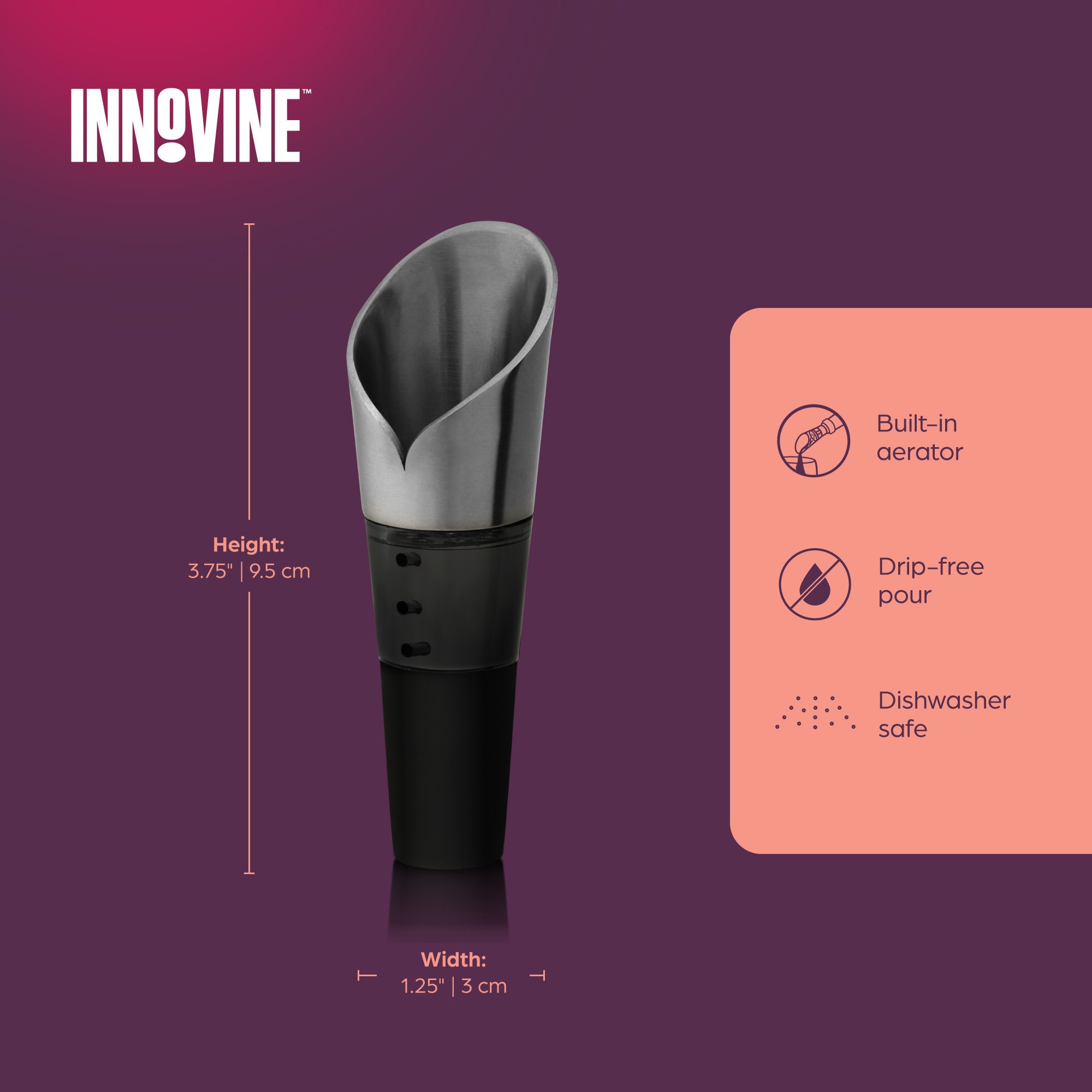 Innovine Aerating Pour Spout - Thumbnail 4