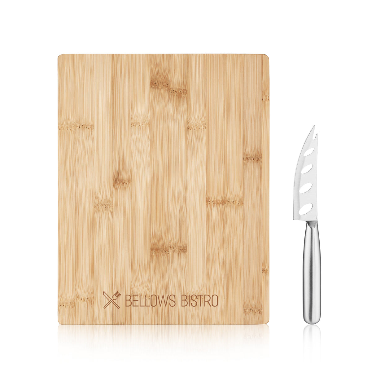 Appetize Bamboo Board & Knife Set