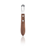 Viski Professional Channel Knife with Walnut Wood Handle