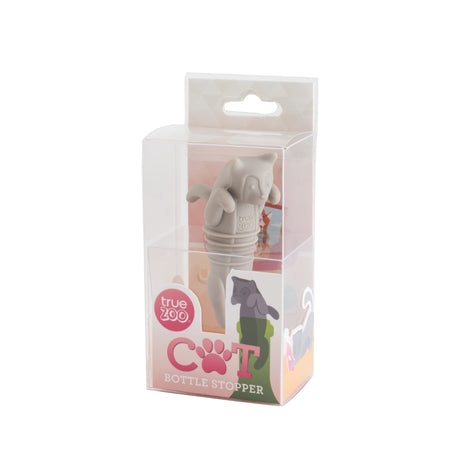 TrueZoo Cat Silicone Bottle Stopper, CDU 12ct