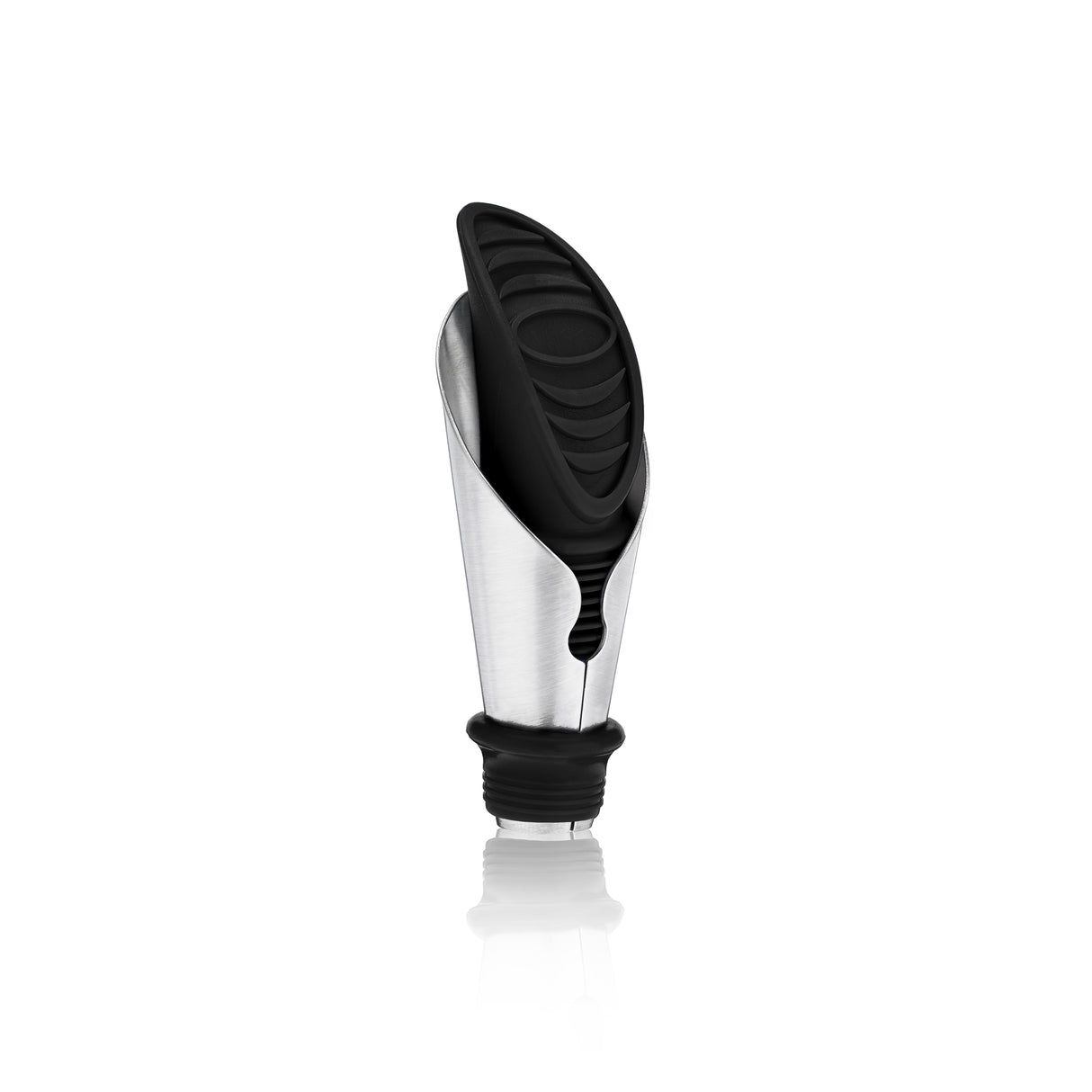 Duo Bottle Stopper and Pourer in Black