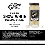 Snow White Cocktail Onions, 8 oz