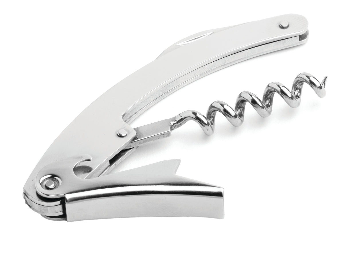 Curve Waiter's Corkscrew in Stainless Steel