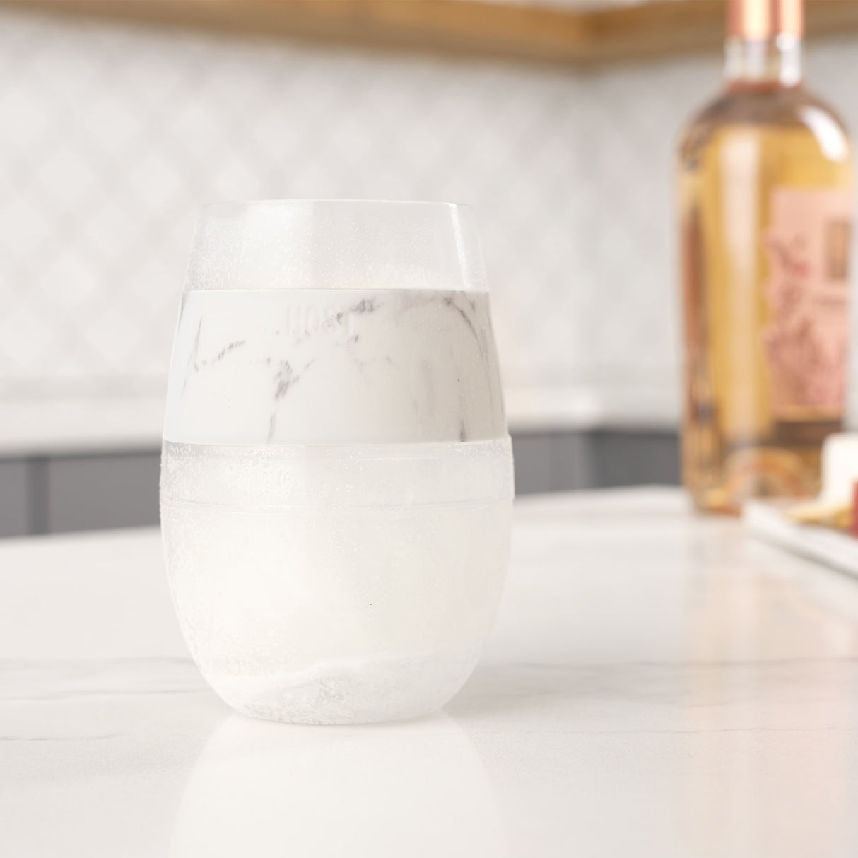 Wine FREEZE Cooling Cup in Marble