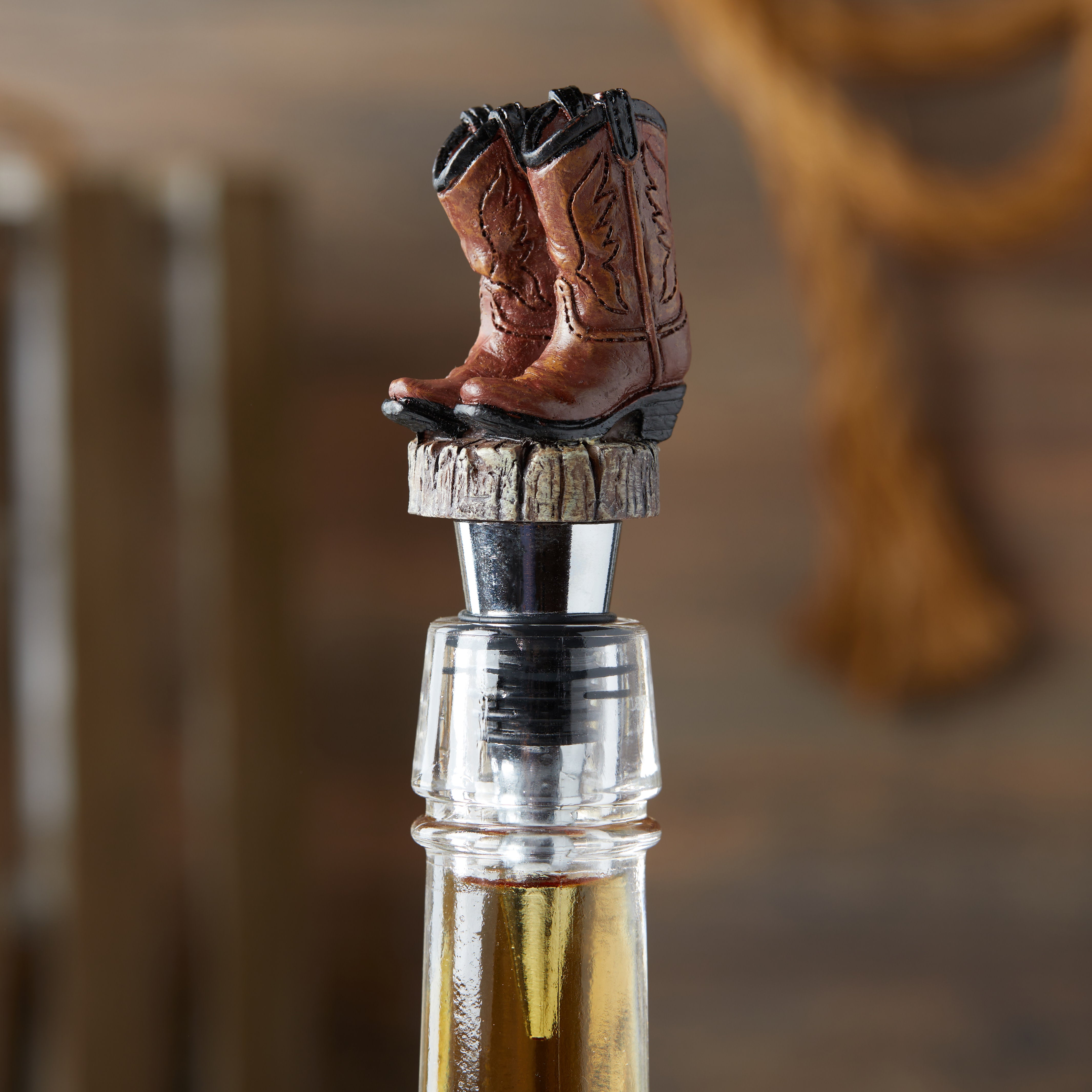 Foster & Rye Cowboy Boot Bottle Stopper - Thumbnail 3