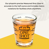 Savoy 1.5 oz Measured Shot Glass