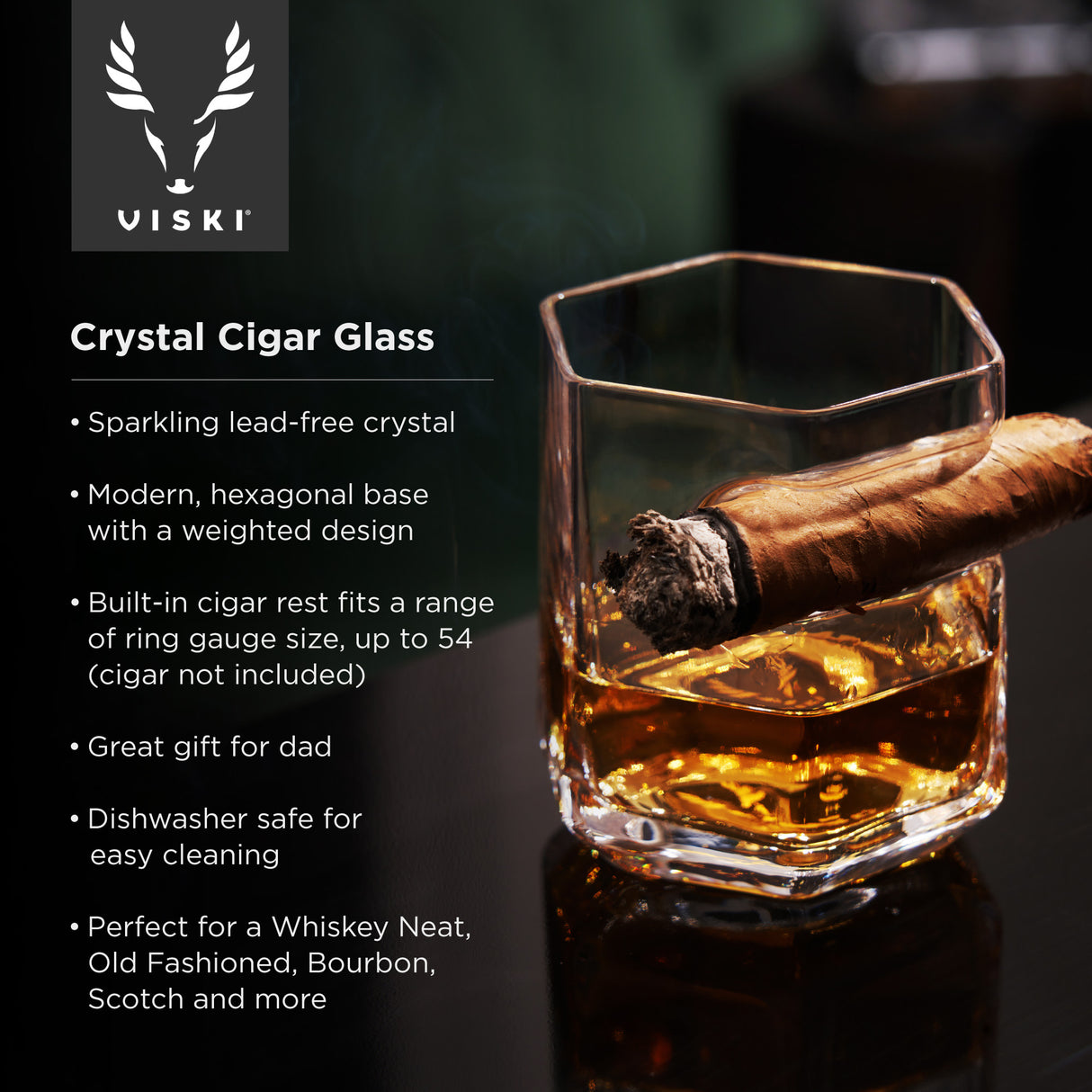 Raye Crystal Cigar Glass