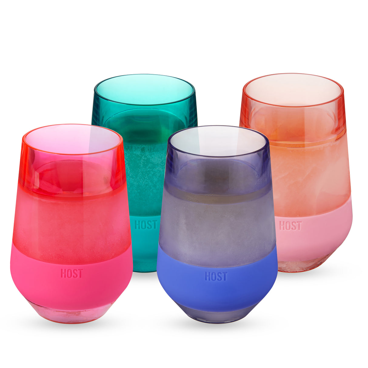 Wine FREEZE XL Cooling Cup in Tinted, Set of 4