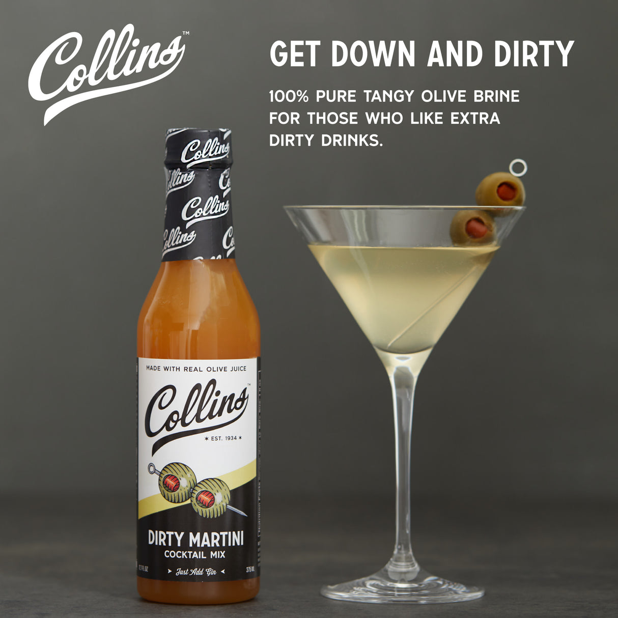 Dirty Martini Mix, 12.7 oz