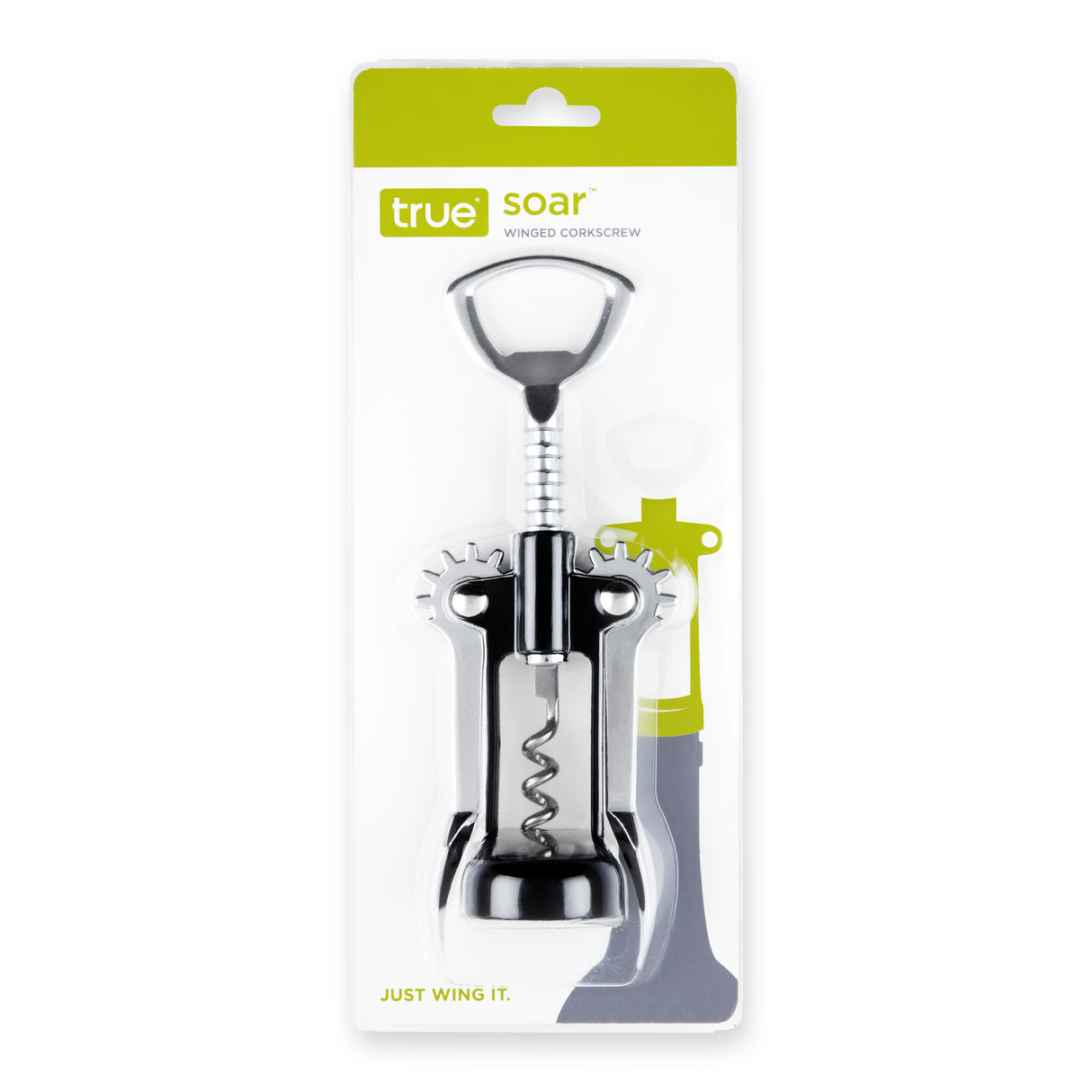 Soar Winged Corkscrew in Black