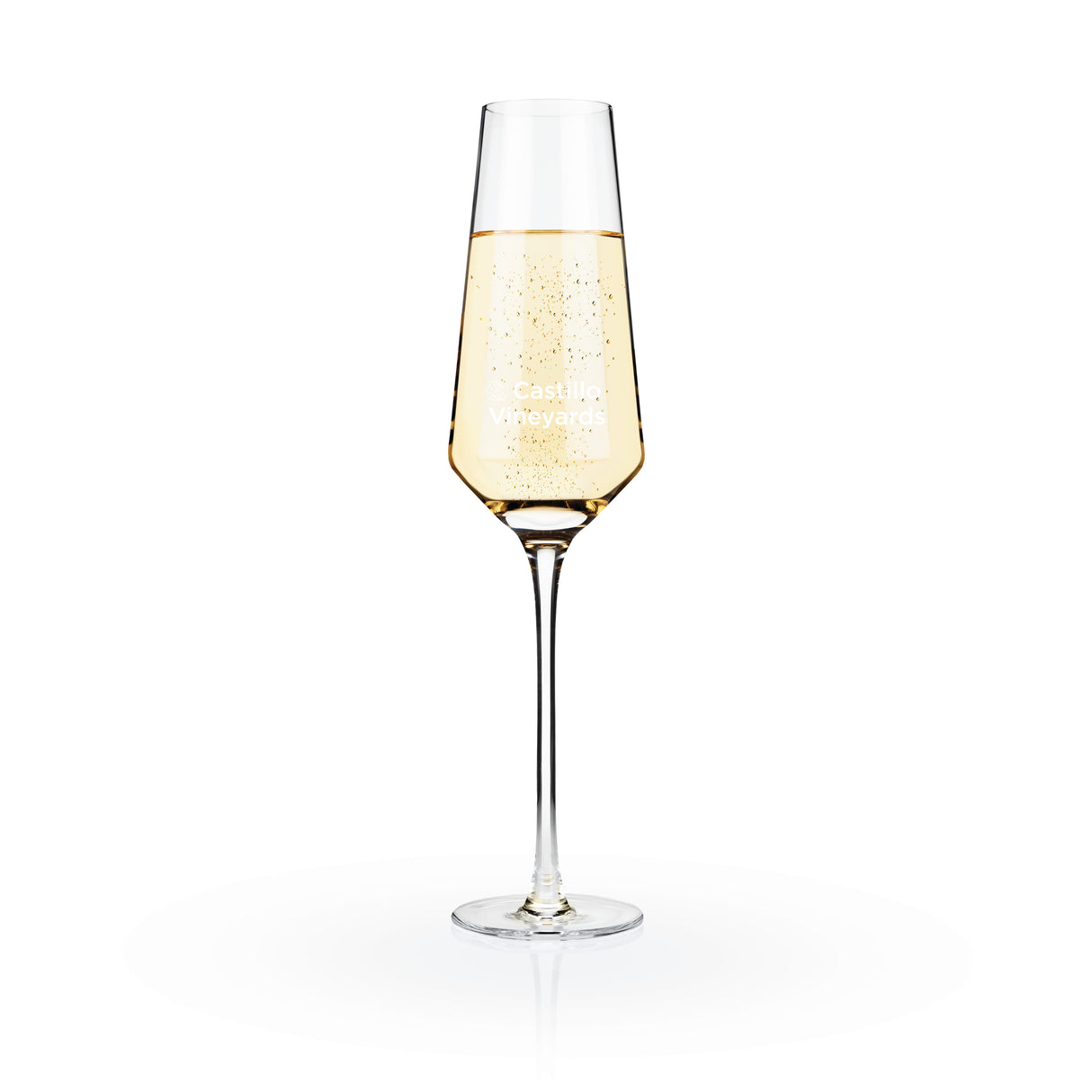 Raye Crystal Angled Champagne Flutes, Set of 2