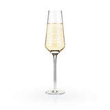 Raye Crystal Angled Champagne Flutes, Set of 2