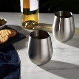 Harrison Wine Tumblers in Stainless Steel