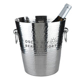 Irving Hammered Ice Bucket in Stainless Steel