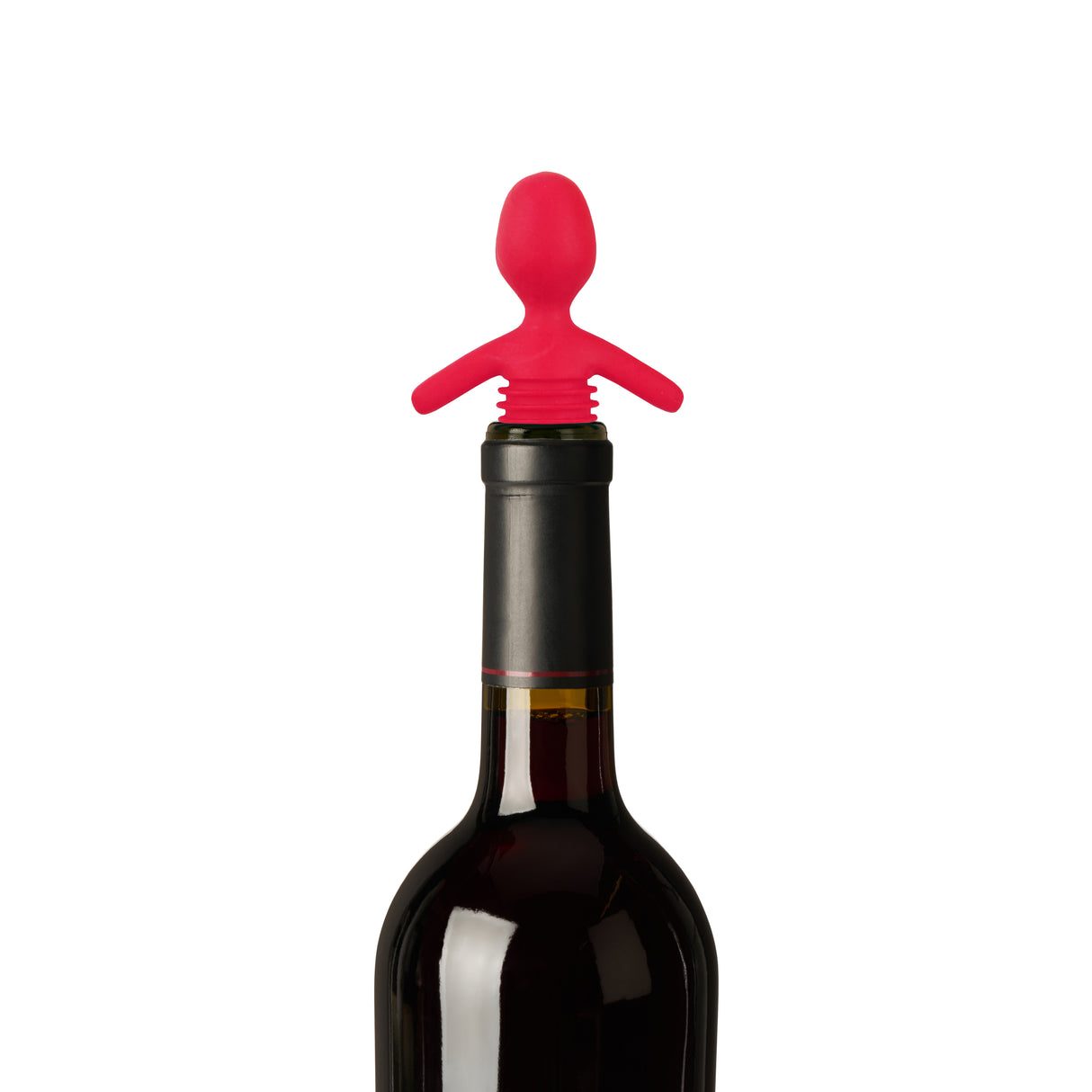 Bruce Silicone Bottle Stopper in Assorted Colors