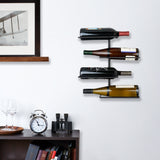 Wall Mounted 4-Bottle Wine Rack