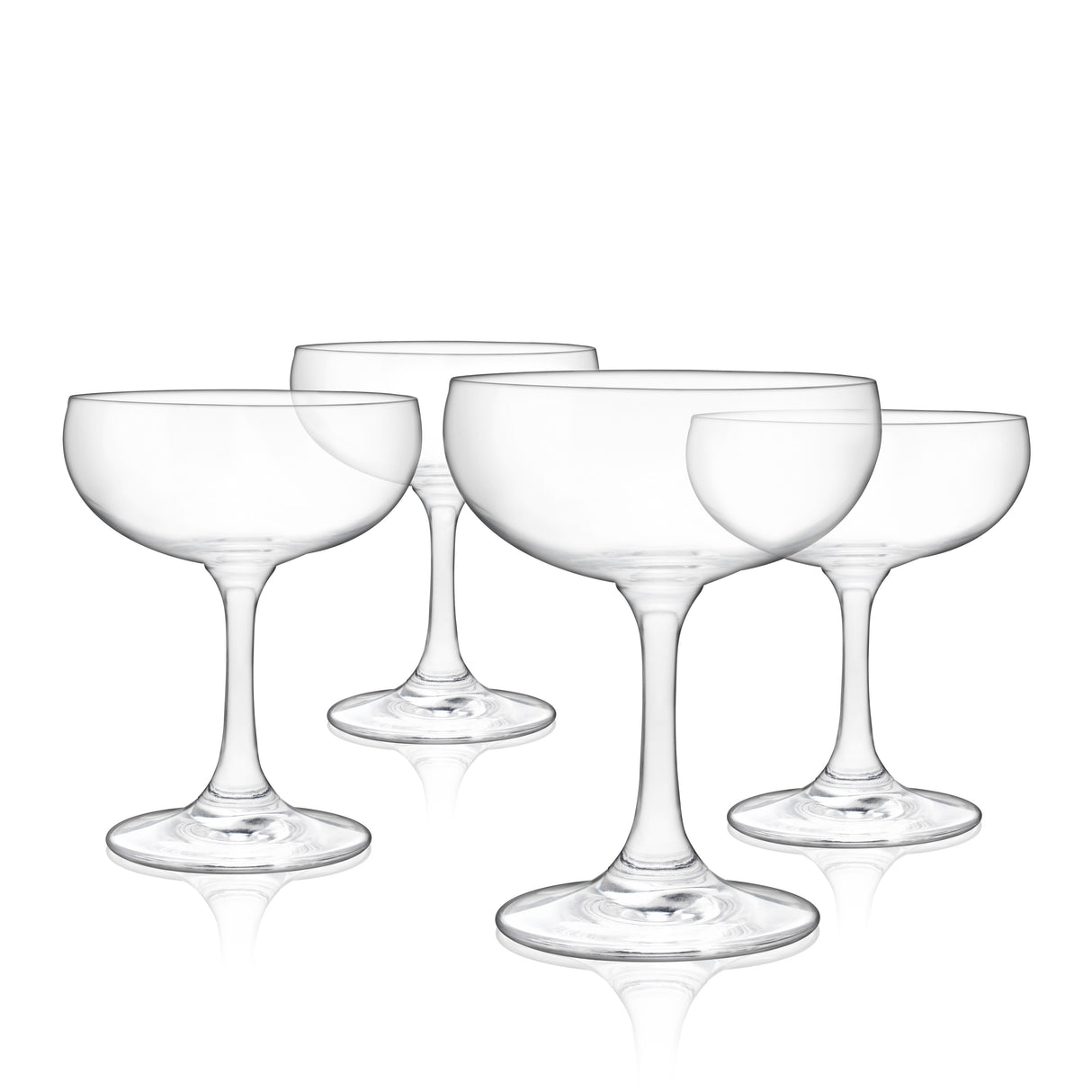 Coupe 7 oz Cocktail Glasses, Set of 4