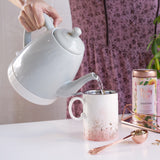 Noelle Ceramic Electric Tea Kettle in Gray