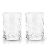 Gem Crystal Tumblers, Set of 2