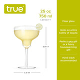 Grande Gulp 750 ml Margarita Glass