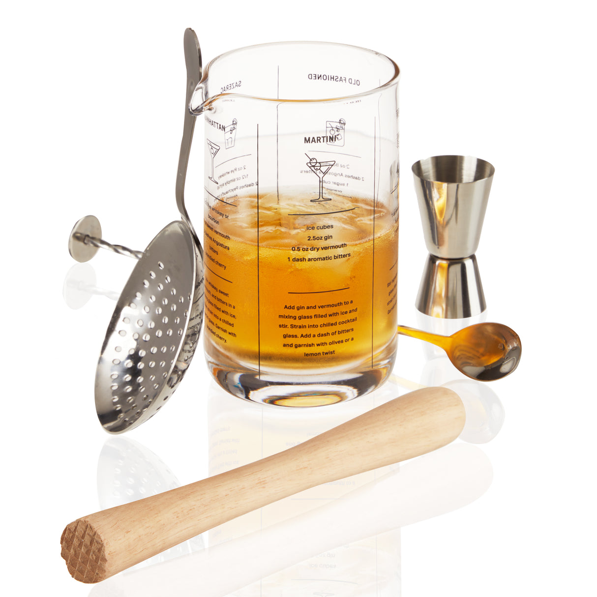 5-Piece Mixologist Barware Set