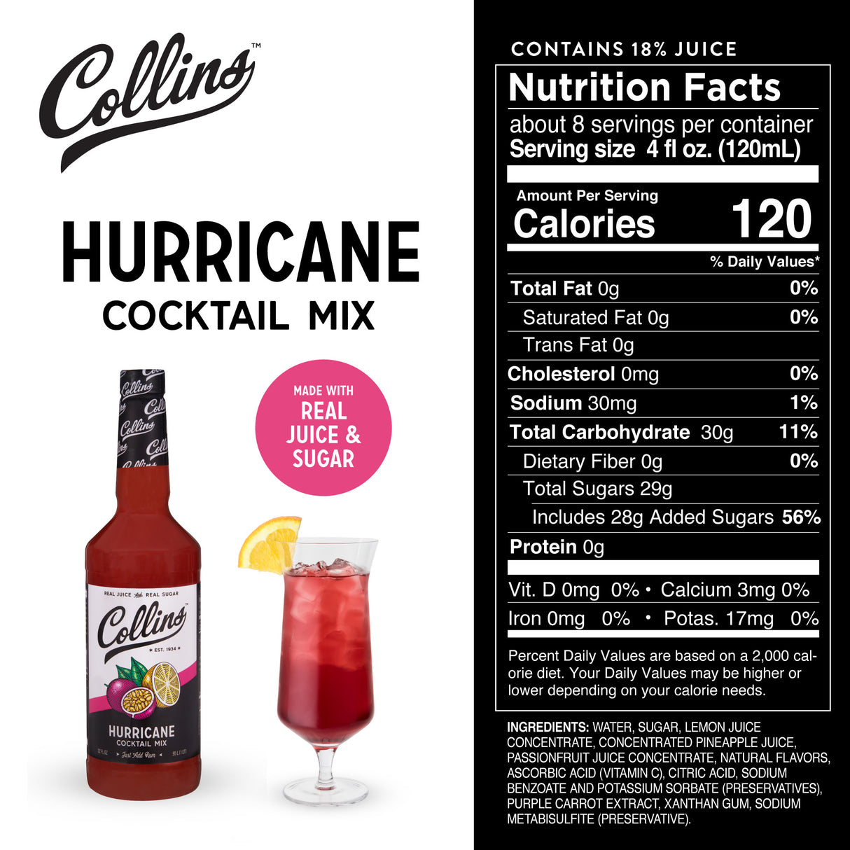 Hurricane Mix, 32 oz