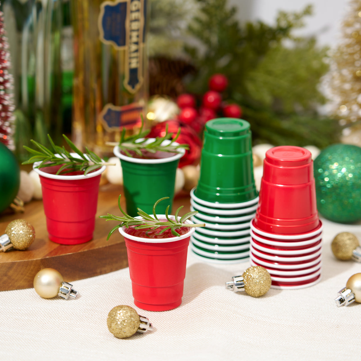Party 2 oz Lil Jollys Mini Plastic Shot Cups, Set of 20