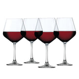 Style Burgundy Wine Glass, Set of 4