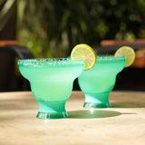 Margarita FREEZE Cooling Cup in Aqua, Set of 2