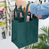 6-Bottle Non-Woven Tote in Green