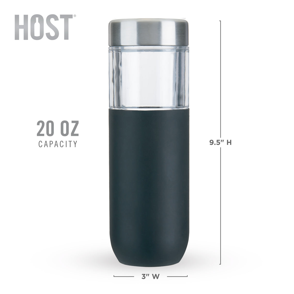 FREEZE Bottle in Black