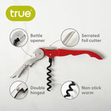 Truetap Waiter's Corkscrew in Red