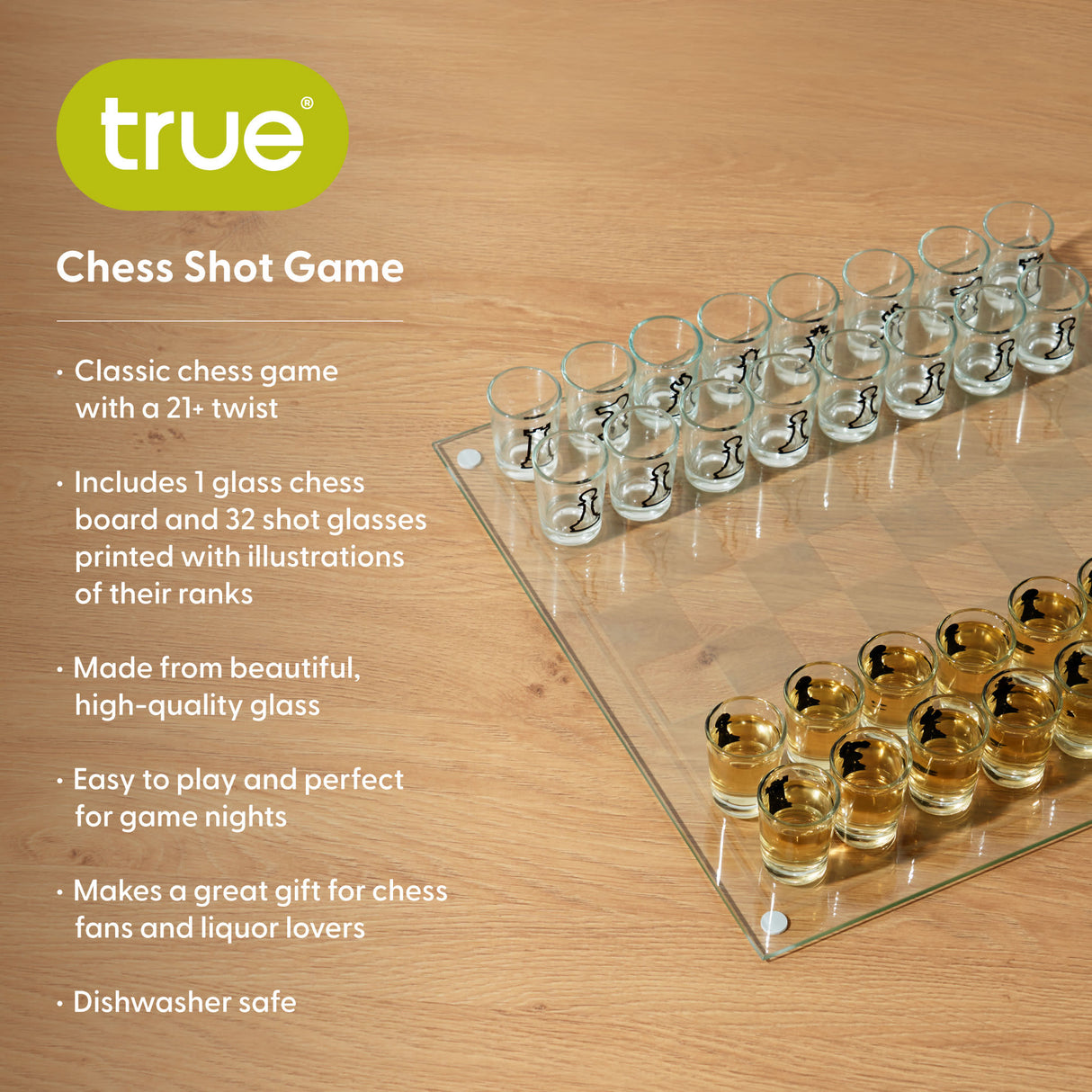 Blitz Shot Glass Chess Drinking Game