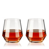 Whiskey Glasses and Silicone Ice Sphere Mold, Set of 3